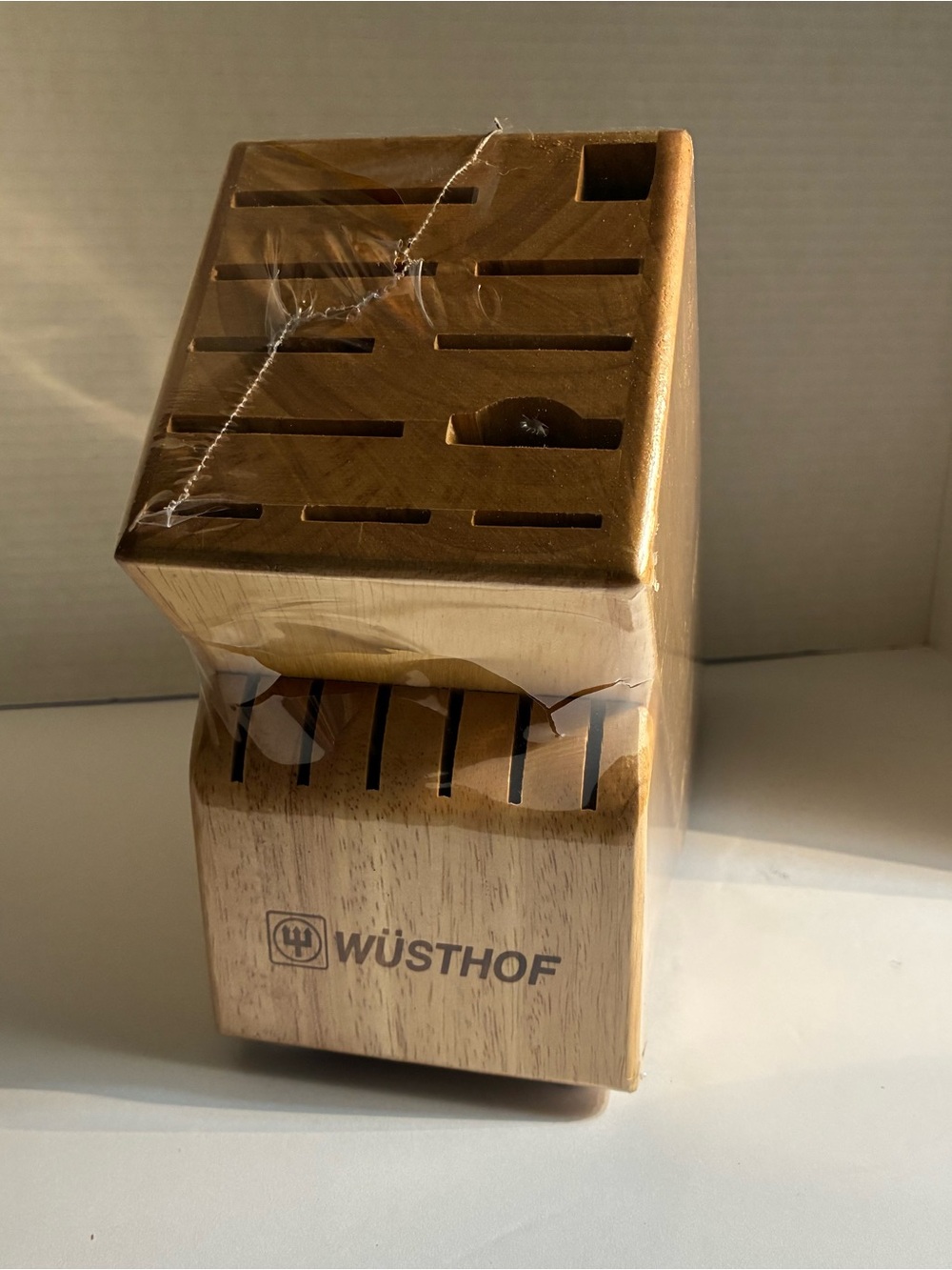 Wüsthof Wooden Knife Block - Natural Wood New